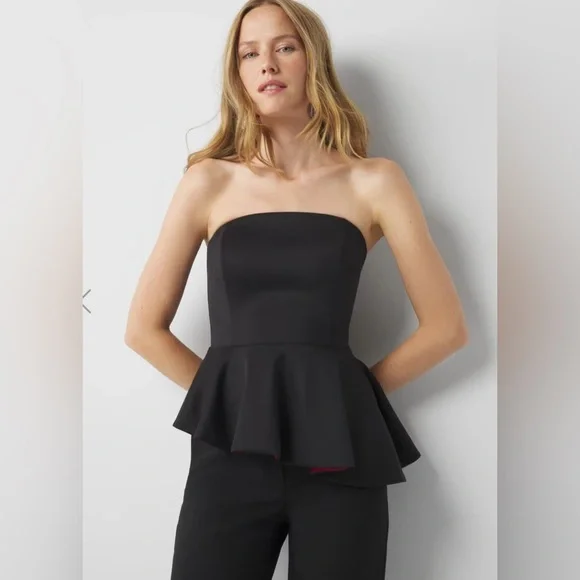 NWT WHBM Asymmetrical Hem Bustier. Medium. Glamorous!! Size 10. - Picture 6 of 13